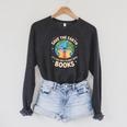 Save Earth It's Only Planet With Books Reader Earth Day Raglan Sleeve Sweatshirt Dark Grey Heather Save Earth It's Only Planet With Books Reader Earth Day Raglan Sleeve Sweatshirt Dark Grey Heather