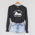 Save a Writer Buy a Book Published Author Writer Raglan Sleeve Sweatshirt Dark Grey Heather