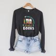 Saying About Books Easily Distracted By Cats And Books Raglan Sleeve Sweatshirt Dark Grey Heather Saying About Books Easily Distracted By Cats And Books Raglan Sleeve Sweatshirt Dark Grey Heather