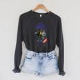 The Scarlet Pimpernel Baroness Orczy Vintage Book Cover Raglan Sleeve Sweatshirt Dark Grey Heather