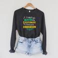 School Librarian Assistant Mask Book Reading Library Raglan Sleeve Sweatshirt Dark Grey Heather