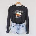 Science Of Reading Advocate Books Literature Book Reader Raglan Sleeve Sweatshirt Dark Grey Heather