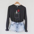 Skeleton Books Read Book Reading Librarian Across America Raglan Sleeve Sweatshirt Dark Grey Heather