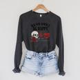 Smutt Book Merch Read Smut Be Happy Dark Romance Triggers Premium Tri-Blend Raglan Sleeve Sweatshirt Dark Grey Heather