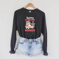 Sorry My Weekend Is Fully Booked Reading Bookworm Book Raglan Sleeve Sweatshirt Dark Grey Heather Sorry My Weekend Is Fully Booked Reading Bookworm Book Raglan Sleeve Sweatshirt Dark Grey Heather