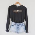 Star Wars The Book Of Boba Fett Fennec Shand Outlaw Logo Raglan Sleeve Sweatshirt Dark Grey Heather