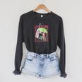 Star Wars The Book Of Boba Fett Helmet Text Stack Raglan Sleeve Sweatshirt Dark Grey Heather