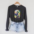 Star Wars The Book Of Boba Fett The Legend Lives Retro V-2 Raglan Sleeve Sweatshirt Dark Grey Heather