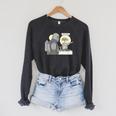 Star Wars The Book Of Boba Fett Proceed Simple Cartoon Raglan Sleeve Sweatshirt Dark Grey Heather