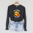 My Summer Is All Booked Book For English Teacher For Men Women Kids Raglan Sleeve Sweatshirt Dark Grey Heather