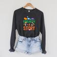 Summer Reading 2026 Dinosaurs Book Lover Unearth A Story Raglan Sleeve Sweatshirt Dark Grey Heather Summer Reading 2026 Dinosaurs Book Lover Unearth A Story Raglan Sleeve Sweatshirt Dark Grey Heather