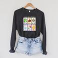 Syllable Types Teacher Phonics Reading Science Of Reading Raglan Sleeve Sweatshirt Dark Grey Heather