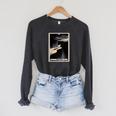 Tarot Cards Guide Book Esoteric Mysticism Clothing The Fool Tarot Card -Adults & Kids Small Short Sleeve Crew Neck Classic Fit Raglan Sleeve Sweatshirt Dark Grey Heather