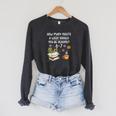 Teacher 67 Six Seven Meme Reading 6-7 Book Lover Raglan Sleeve Sweatshirt Dark Grey Heather