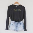 Teacher Text Graphic Write Create Inspire Book Reading Squad Raglan Sleeve Sweatshirt Dark Grey Heather Teacher Text Graphic Write Create Inspire Book Reading Squad Raglan Sleeve Sweatshirt Dark Grey Heather