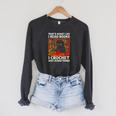 That's What I DO I Read Books Crochet Cat Raglan Sleeve Sweatshirt Dark Grey Heather