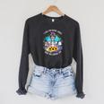 Tie-Dye Messy Bun Skull I Like My Books Spicy & My Coffee Raglan Sleeve Sweatshirt Dark Grey Heather