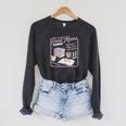 Tired Moms Book-Club Coffee Chaos Chapters Mom Raglan Sleeve Sweatshirt Dark Grey Heather Tired Moms Book-Club Coffee Chaos Chapters Mom Raglan Sleeve Sweatshirt Dark Grey Heather