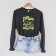 Tired Moms Book Club Running On Coffee Chaos Chapters Raglan Sleeve Sweatshirt Dark Grey Heather Tired Moms Book Club Running On Coffee Chaos Chapters Raglan Sleeve Sweatshirt Dark Grey Heather
