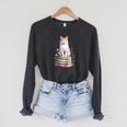 Turkish Van Bookworm Flowers Book Reading Books Raglan Sleeve Sweatshirt Dark Grey Heather Turkish Van Bookworm Flowers Book Reading Books Raglan Sleeve Sweatshirt Dark Grey Heather