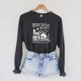 Unapologetically Anti Social Book Club Introvert Reader Raglan Sleeve Sweatshirt Dark Grey Heather