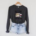 Never Underestimate An Old Lady Who Loves Books And Wine Raglan Sleeve Sweatshirt Dark Grey Heather Never Underestimate An Old Lady Who Loves Books And Wine Raglan Sleeve Sweatshirt Dark Grey Heather
