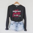 Never Underestimate The Power Of A Girl With A Book Read Raglan Sleeve Sweatshirt Dark Grey Heather