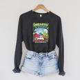 Unearth A Story Dinosaur Books Summer Reading 2026 Raglan Sleeve Sweatshirt Dark Grey Heather Unearth A Story Dinosaur Books Summer Reading 2026 Raglan Sleeve Sweatshirt Dark Grey Heather
