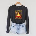 Vintage Smut Goblin Dark Romance Bookish Book Lovers Raglan Sleeve Sweatshirt Dark Grey Heather Vintage Smut Goblin Dark Romance Bookish Book Lovers Raglan Sleeve Sweatshirt Dark Grey Heather