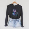 We'Re All Mad Here Cheshire Cat Alice Wonderland Book Boys Raglan Sleeve Sweatshirt Dark Grey Heather We'Re All Mad Here Cheshire Cat Alice Wonderland Book Boys Raglan Sleeve Sweatshirt Dark Grey Heather