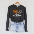 Wild About Reading Books Reader Lover Animals Leopard Zebra Raglan Sleeve Sweatshirt Dark Grey Heather Wild About Reading Books Reader Lover Animals Leopard Zebra Raglan Sleeve Sweatshirt Dark Grey Heather