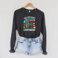 I Will Read Books On A Boat & Everywhere Raglan Sleeve Sweatshirt Dark Grey Heather