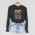 I Will Read Books On A Boat With a Goat On Train Book Lover Raglan Sleeve Sweatshirt Dark Grey Heather I Will Read Books On A Boat With a Goat On Train Book Lover Raglan Sleeve Sweatshirt Dark Grey Heather