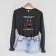 A Woman Cannot Survive On Books Alone She Also Needs CAT Raglan Sleeve Sweatshirt Dark Grey Heather