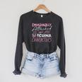 Women's Emotionally Attached To Fictional Characters Books Raglan Sleeve Sweatshirt Dark Grey Heather