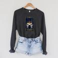 Women's Mystic Tarot Card The Reader Book Lover Raglan Sleeve Sweatshirt Dark Grey Heather Women's Mystic Tarot Card The Reader Book Lover Raglan Sleeve Sweatshirt Dark Grey Heather