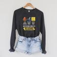 Women's Nothing Beats Reading Book Librarian Across America Kids Raglan Sleeve Sweatshirt Dark Grey Heather