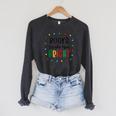 XboE Books Make Bright Christmas Light Merry Xmas Bookworm Raglan Sleeve Sweatshirt Dark Grey Heather XboE Books Make Bright Christmas Light Merry Xmas Bookworm Raglan Sleeve Sweatshirt Dark Grey Heather