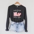 Yarn Quote Easily Distracted By Books And Yarn Reader Premium Tri-Blend Raglan Sleeve Sweatshirt Dark Grey Heather