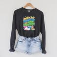 Another Year Smarter And Book-Obsessed Birthday Graphic Raglan Sleeve Sweatshirt Dark Grey Heather