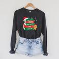 Have Yourself A Smutty Little Christmas You For Book Lovers Raglan Sleeve Sweatshirt Dark Grey Heather