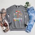 100 Days In The Books Reading Teachers Librarians School Raglan Sleeve Sweatshirt Deep Heather 100 Days In The Books Reading Teachers Librarians School Raglan Sleeve Sweatshirt Deep Heather