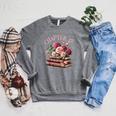 12th Birthday Chapter 12 Birthday Shirt Women Book Lover Raglan Sleeve Sweatshirt Deep Heather