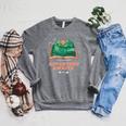 Adventure Awaits a Idea For Book Lovers Raglan Sleeve Sweatshirt Deep Heather