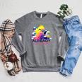 Already Booked Reading Book Lover Literacy Day Bookworm Premium Tri-Blend Raglan Sleeve Sweatshirt Deep Heather