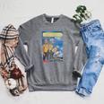 Animorphs The Solution Opossum Transformation Book Cover Raglan Sleeve Sweatshirt Deep Heather