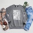 Apocalypse St John Devours The Book 1498 DüRer Angels Raglan Sleeve Sweatshirt Deep Heather