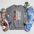 Author Be Careful Or You'Ll End Up In My Book Raglan Sleeve Sweatshirt Deep Heather