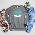 This Is My Author Shirt Write Book Raglan Sleeve Sweatshirt Deep Heather