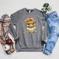 Baby Turtle Open Book Reading Animal Lover Graphic Portrait Raglan Sleeve Sweatshirt Deep Heather Baby Turtle Open Book Reading Animal Lover Graphic Portrait Raglan Sleeve Sweatshirt Deep Heather